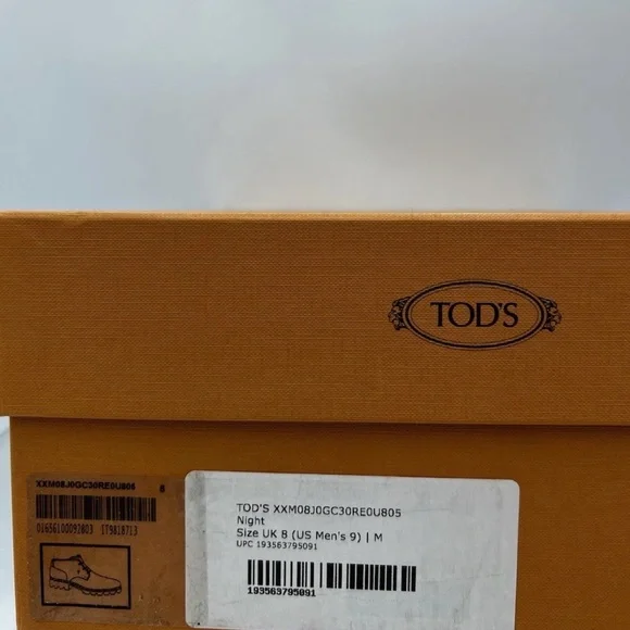 Tod’s - Suede Chukka Boots- Night- Men’s Size US 9 M